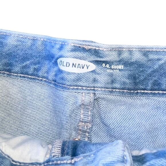 Old Navy OG Short High Rise Jean Shorts 8 - Picture 5 of 6
